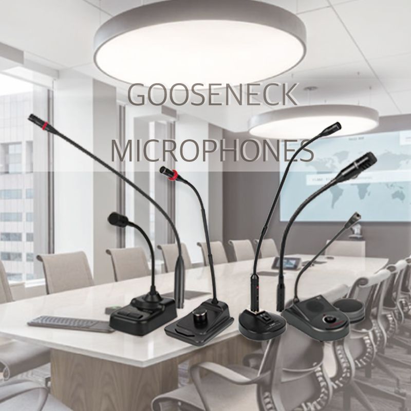 Gooseneck Microphones.